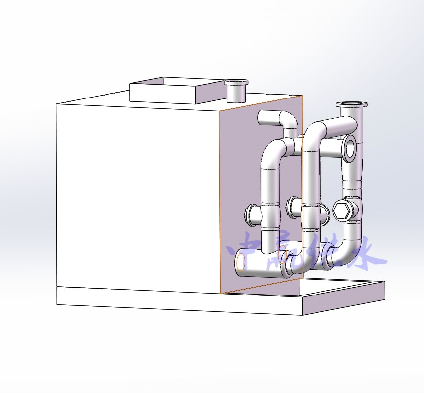不銹鋼污水提升設備(一用一備,自動運行)