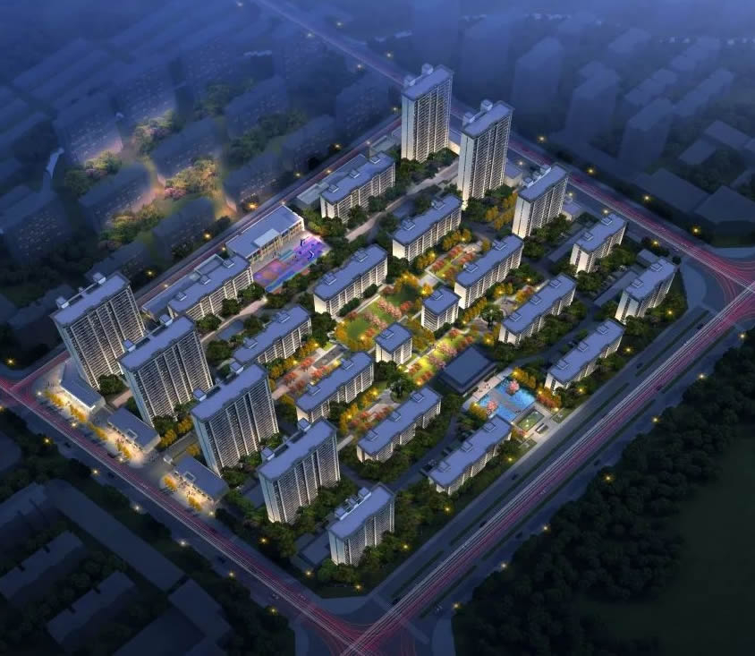 宿州市蕭縣融翔檀府小區定制3套全自動恒壓供水設備+3個60噸不銹鋼生活水箱